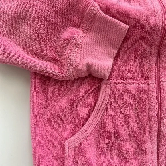 Juicy Couture 24 Month Pink 2 Piece Sweat Pants And Hoody jacket velour - Picture 5 of 9